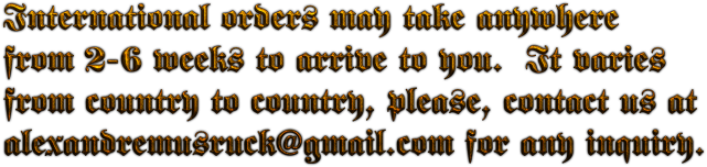 Cool Text International orders may take anywhere _from 2-6 weeks to arriv 155643213937692