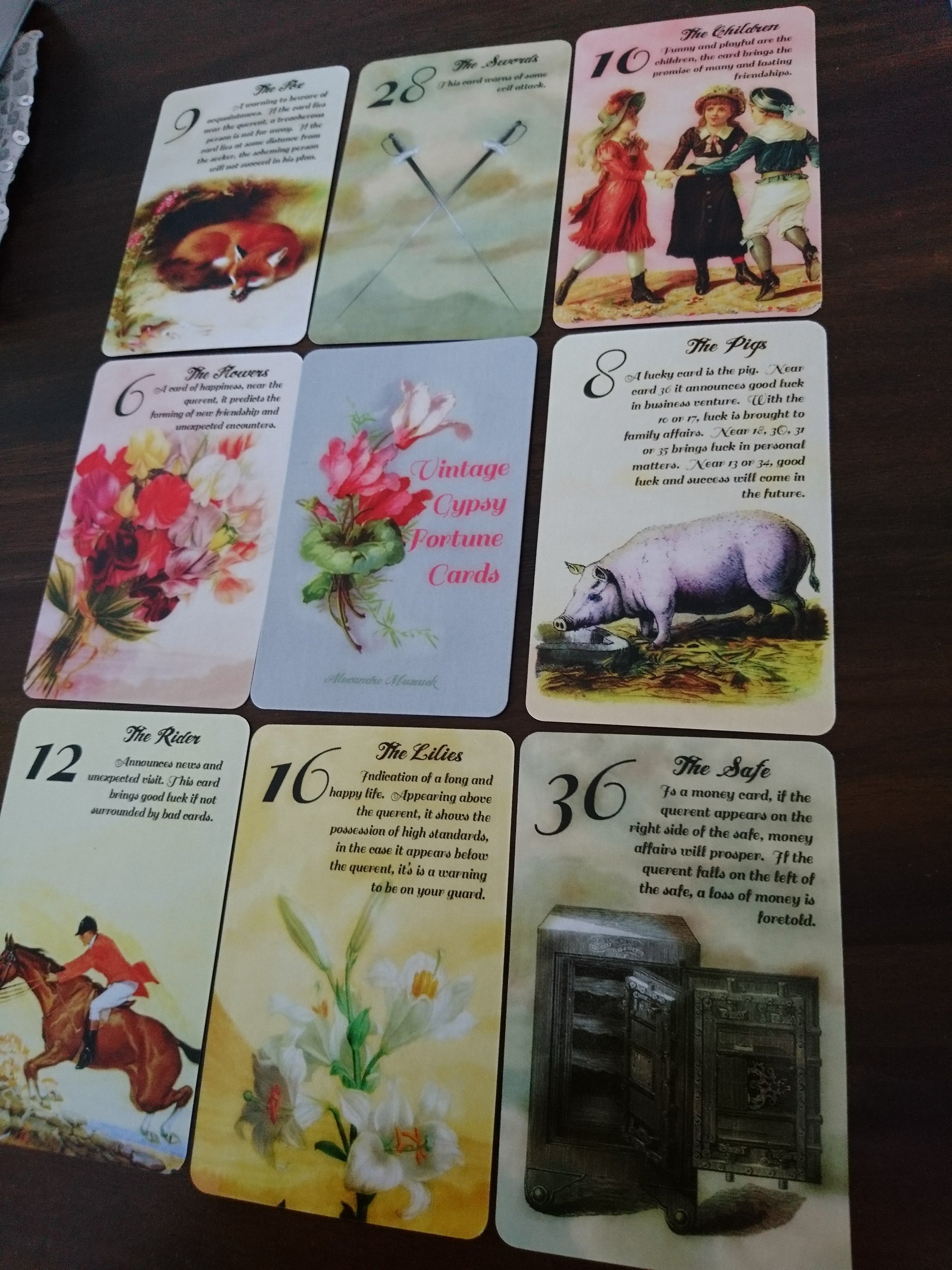 Vintage Gypsy Fortune Cards (Learning Deck) | Alexandre Musruck